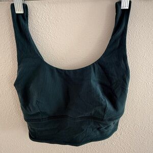 Lululemon Athletica Teal Ribbed Tank Top